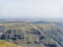 連なる阿蘇の外輪山