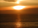 夕日の日本海